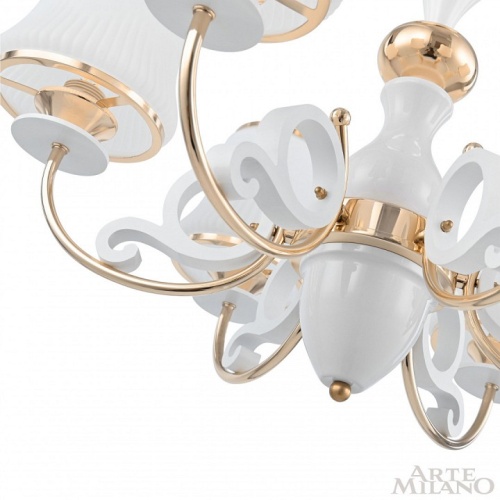 Подвесная люстра Arte Milano Florentia-1097 301097/6 Wh/Gd в Нижнем Новгороде фото 6