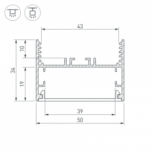 Профиль универсальный Arlight SL-LINE 29040 в Нижнем Новгороде фото 2