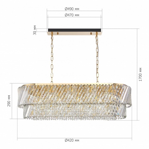 Подвесная люстра ST-Luce RITZ SL6138.303.14 в Нижнем Новгороде фото 5