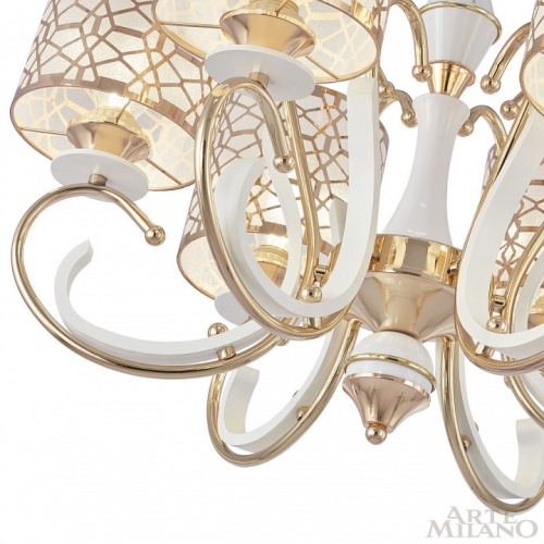 Подвесная люстра Arte Milano Florentia-1237 301237/6 Wh/Gd в Нижнем Новгороде фото 5