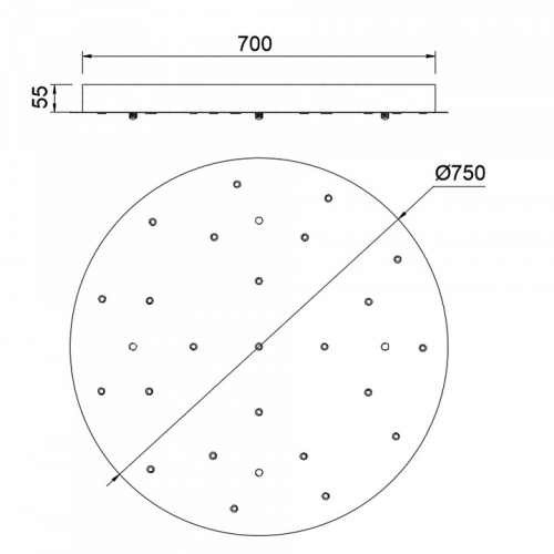 Подвесная люстра Mantra Boomerang 9377+9240 (24L) в Нижнем Новгороде фото 13