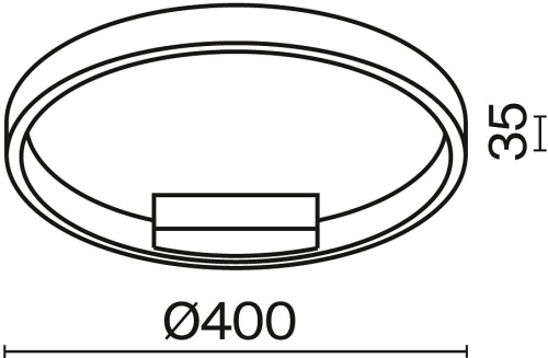 Накладной светильник Maytoni Halo MOD058CL-L25WK в Сургуте фото 3