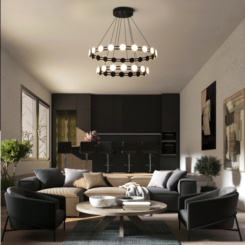 Подвесная люстра Freya Collar FR6180PL-L32B в Нижнем Новгороде фото 5