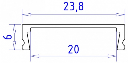 Профиль накладной Ambrella Light GP GP1800WH в Нижнем Новгороде фото 2