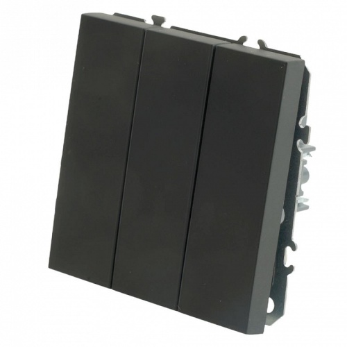 Выключатель трехклавишный без рамки Stekker Эмили 49844 в Нижнем Новгороде фото 9