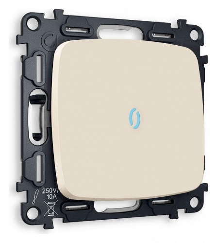 Выключатель проходной одноклавишный с подсветкой без рамки Ambrella Volt OMEGA MO322040 в Нижнем Новгороде