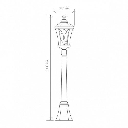 Наземный высокий светильник Elektrostandard Virgo a031924 в Нижнем Новгороде фото 2