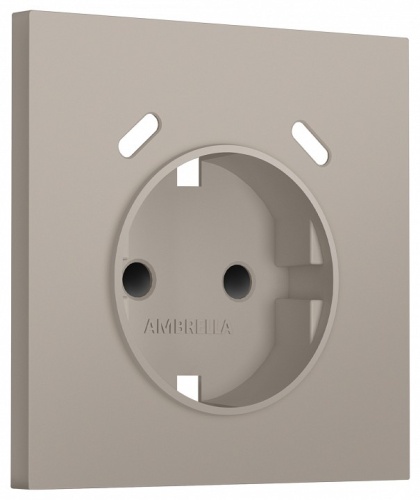 Накладка для розетки с заземлением и со шторками и 2хUSB type C Ambrella Volt SIGMA SP3705 в Нижнем Новгороде