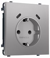 Розетка с заземлением и со шторкой и 2хUSB C, без рамки Ambrella Volt MS MS510510 в Нижнем Новгороде