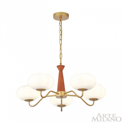 Подвесная люстра Arte Milano AM-Napoli 310166/D680/5 BS/WD в Нижнем Новгороде фото 6