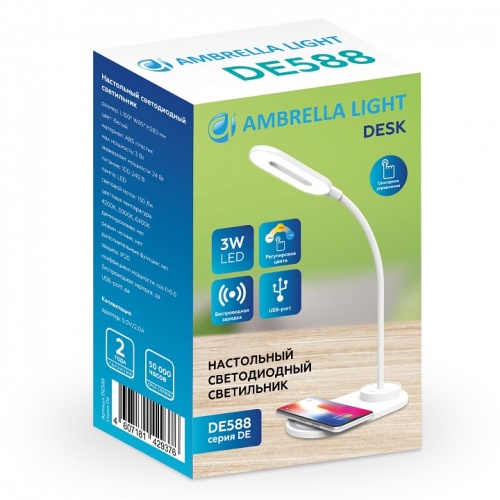 Настольная лампа офисная Ambrella Light DE DE588 в Нижнем Новгороде фото 6