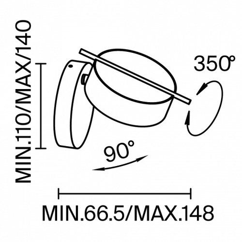 Бра Maytoni Нюанс MOD180WL-L4W3K1 в Нижнем Новгороде фото 5