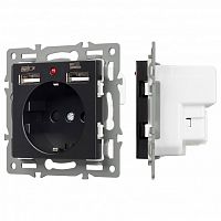 Розетка с заземлением и 2хUSB type A, без рамки Arlight SCT 043734 в Нижнем Новгороде