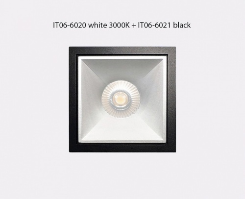 Встраиваемый светильник Italline IT06-6020 IT06-6020 white 3000K + IT06-6021 white в Мегионе фото 3