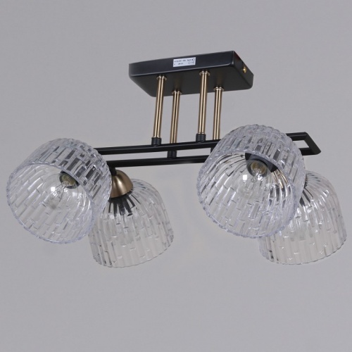Люстра на штанге ILLUMICO  IL0794-4CSQ-25BKAB ELITE в Нижнем Новгороде фото 3