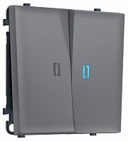 Выключатель двухклавишный с подсветкой без рамки Ambrella Volt MS MS864020 в Нижнем Новгороде