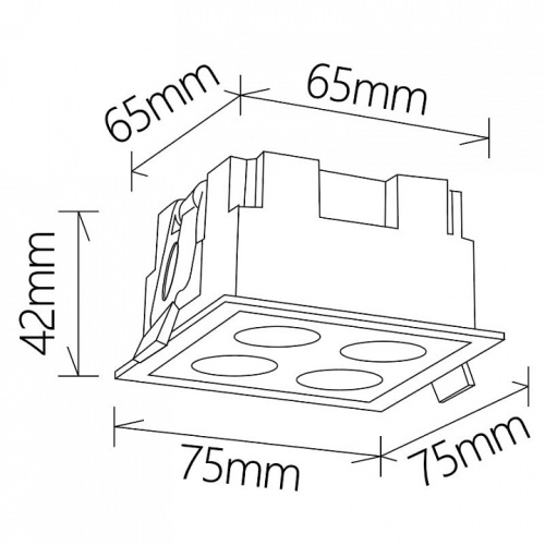 Встраиваемый светильник Mantra BLAU 9131 в Нижнем Новгороде фото 2
