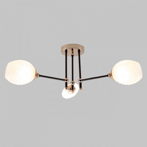 Люстра на штанге Imex MD.4144 MD.4144-3-S-BK+FGD в Нижнем Новгороде фото 4