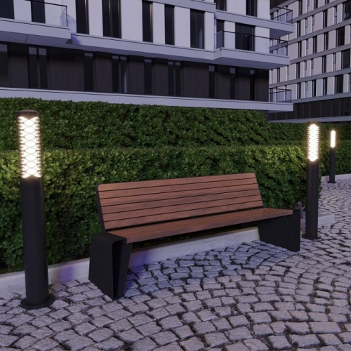 Наземный высокий светильник Novotech Netz 359282 в Нижнем Новгороде фото 7