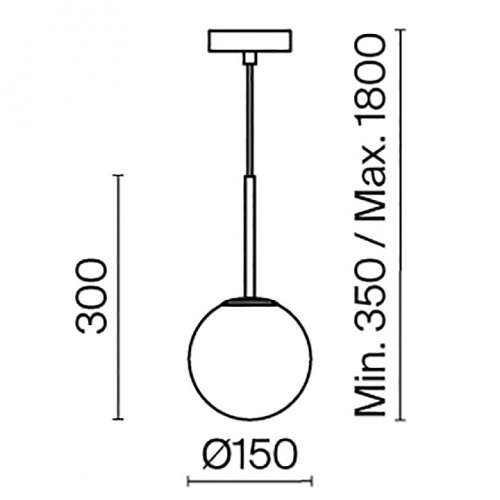 Подвесной светильник Maytoni Basic form MOD321PL-01W в Гаджиево фото 3