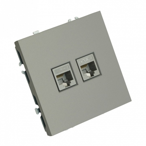 Розетка двойная Ethernet RJ-45 без рамки Stekker Эмили 49952 в Нижнем Новгороде фото 2