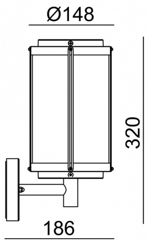 Светильник на штанге Escada 30003 30003W/03 в Карачеве фото 2