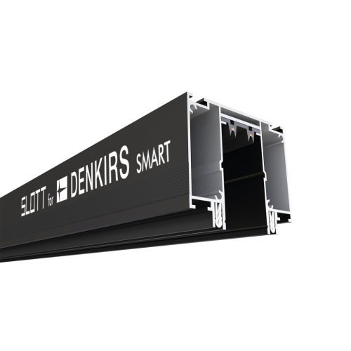 TR2014-BK Профиль-трек SLOTT for DENKIRS SMART, для натяжных потолков, 2 м, алюминий, черный в Мегионе