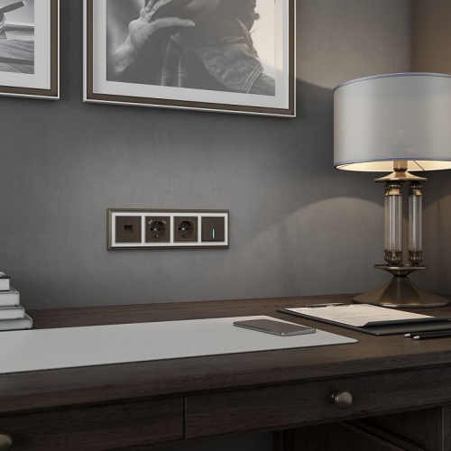 Клавиши для выключателя c подсветкой Werkel бронзовый W1119112 в Нижнем Новгороде фото 2