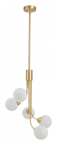 Люстра на штанге Belfast Bryson L-8130-5A BR GL в Нижнем Новгороде