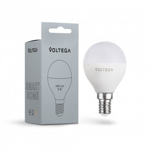 Лампа светодиодная с управлением через Wi-Fi Voltega Wi-Fi bulbs E14 5Вт 2700-6500K 2428 в Кольчугино фото 4