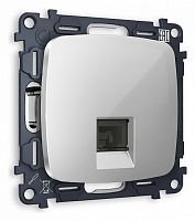 Розетка Ethernet RJ-45 и со шторками, без рамки Ambrella Volt OMEGA MO412010 в Нижнем Новгороде