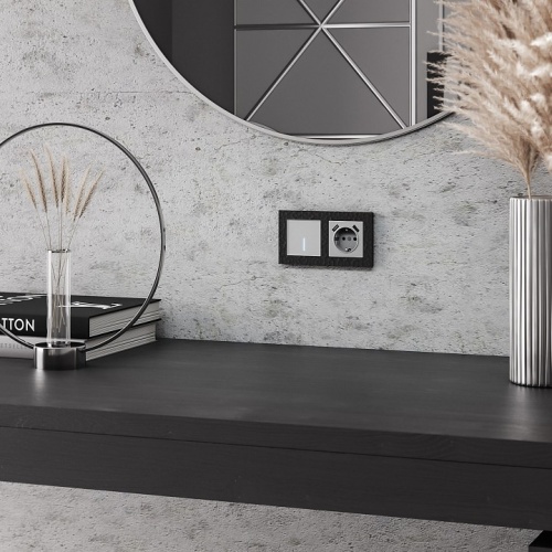 Выключатель одноклавишный с подсветкой без рамки Werkel серебряный W4510006 в Нижнем Новгороде фото 2