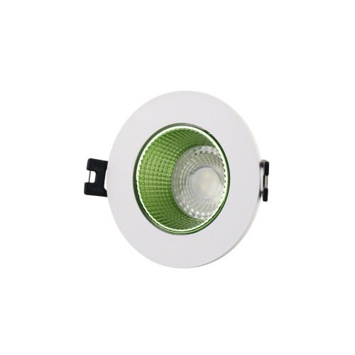DK3061-WH+GR Встраиваемый светильник, IP 20, 10 Вт, GU5.3, LED, белый/зеленый, пластик в Кольчугино