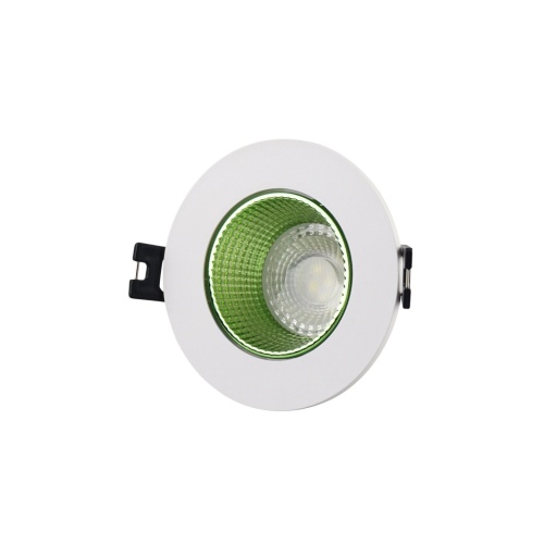 DK3061-WH+GR Встраиваемый светильник, IP 20, 10 Вт, GU5.3, LED, белый/зеленый, пластик в Советске