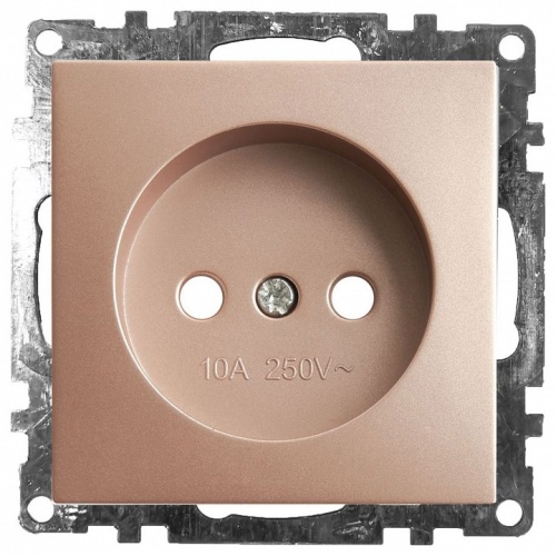 Розетка без заземления и со шторкой, без рамки Stekker Катрин 39595 в Нижнем Новгороде