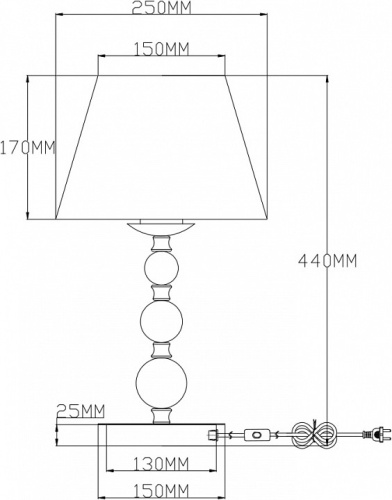 Настольная лампа декоративная Moderli Feels V2612-1T в Нижнем Новгороде фото 2