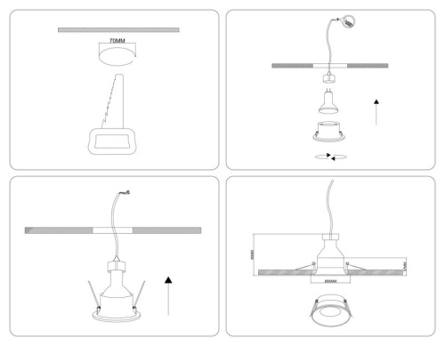Встраиваемый светильник Ambrella Light TN TN11311 в Нижнем Новгороде фото 2