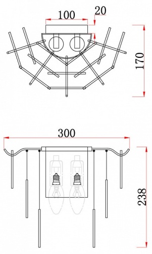 Бра Freya Porto FR5104WL-02BS в Нижнем Новгороде фото 2