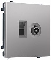 ТВ-розетка оконечная и розетка Ethernet RJ-45 без рамки Ambrella Volt MS MS512510 в Нижнем Новгороде