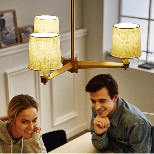 Люстра на штанге Imperiumloft Jorgenson Beige/Light wood STAVRA01 в Нижнем Новгороде фото 10