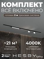 Комплект трековый Hesby Lighting Skylite №14 HSBL_kompl_S014_VI2B4K в Нижнем Новгороде