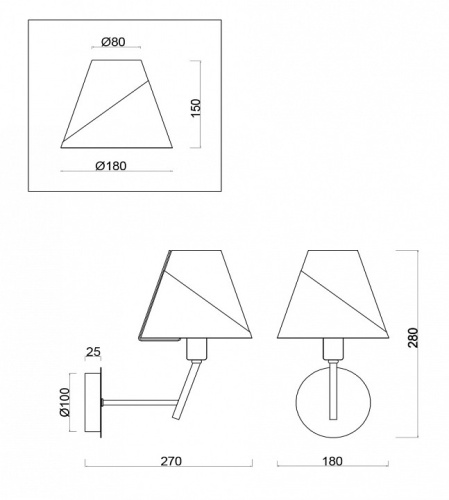 Бра Freya Vanessa FR5084WL-01G в Нижнем Новгороде фото 2