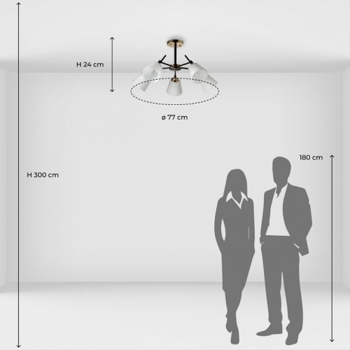 Люстра на штанге De City Альфа 15 324014905 в Нижнем Новгороде фото 4