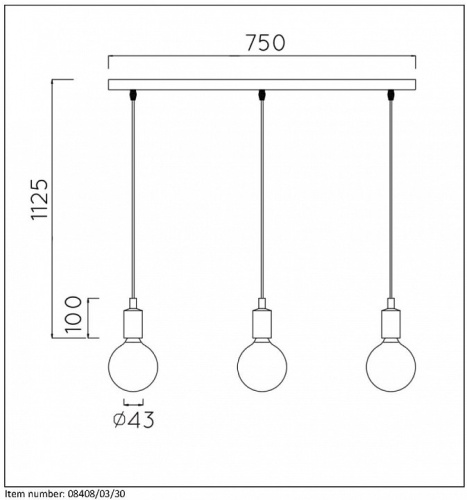 Подвесной светильник Lucide Fix Multiple 08408/03/30 в Владивостоке фото 4