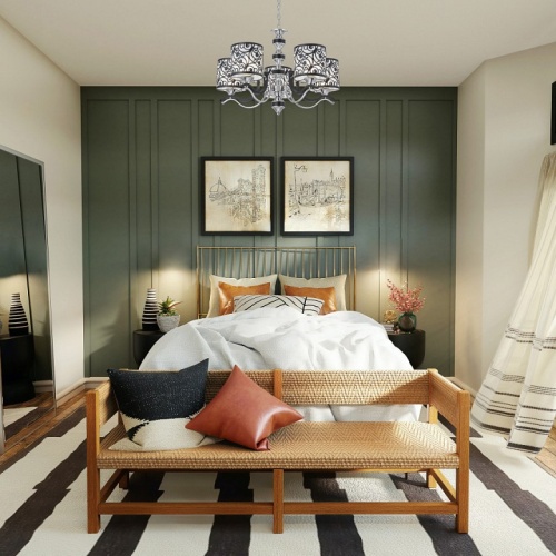 Подвесная люстра Arte Milano Florentia-4957 304957/5 Bk/Ni в Нижнем Новгороде фото 3