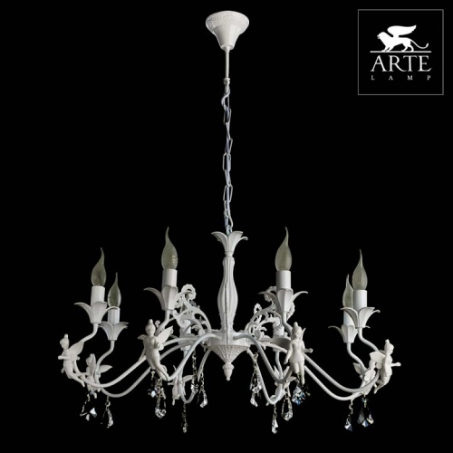 Подвесная люстра Arte Lamp Angelina A5349LM-8WH в Нижнем Новгороде фото 4