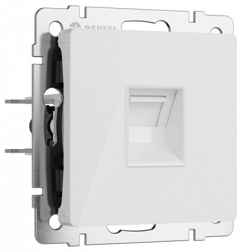 Розетка Ethernet RJ-45 без рамки Werkel белый акрил W1181041 в Нижнем Новгороде