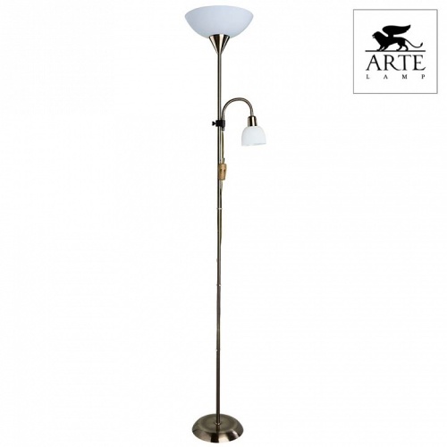 Торшер с подсветкой Arte Lamp Duetto A9569PN-2AB в Чайковском фото 2