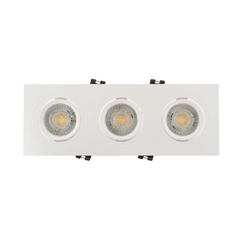 DK3023-WH Встраиваемый светильник, IP 20, 10 Вт, GU5.3, LED, белый, пластик в Коломне