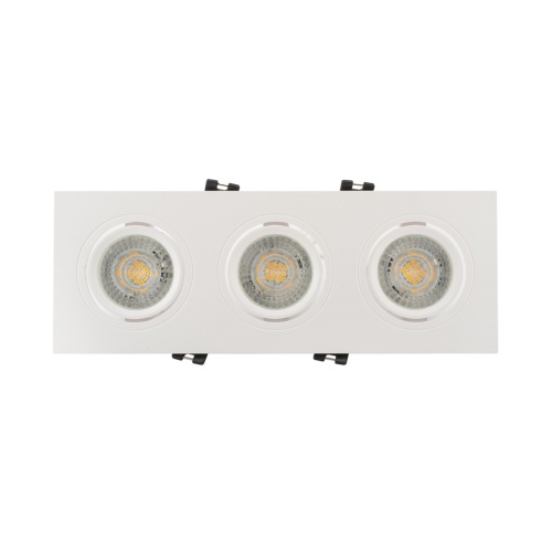 DK3023-WH Встраиваемый светильник, IP 20, 10 Вт, GU5.3, LED, белый, пластик в Бородино